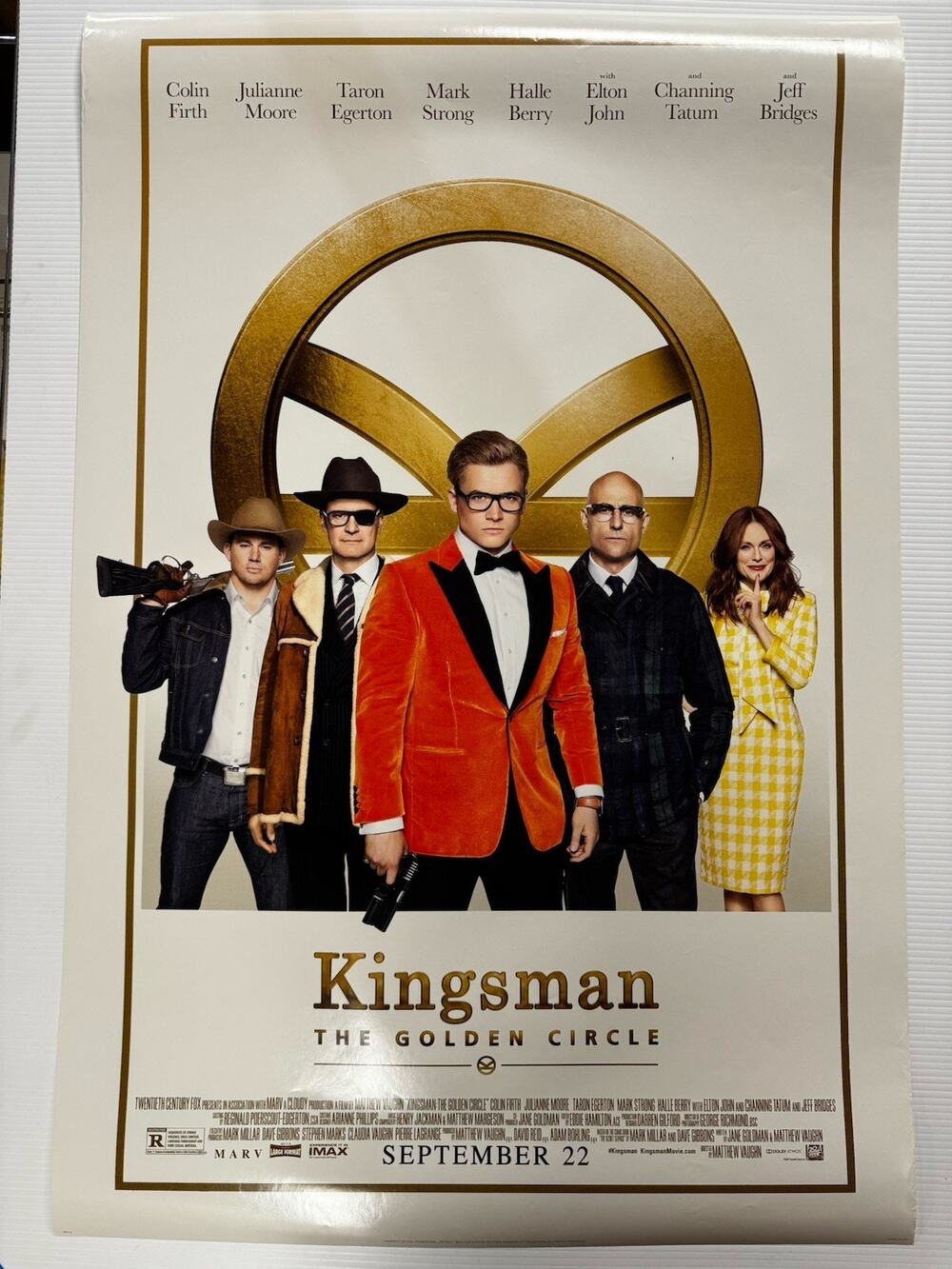 Kingsman The Golden Circle Official Movie Poster 2 Sided Theater Poster 27x40